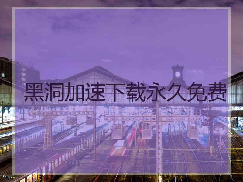 黑洞加速下载永久免费