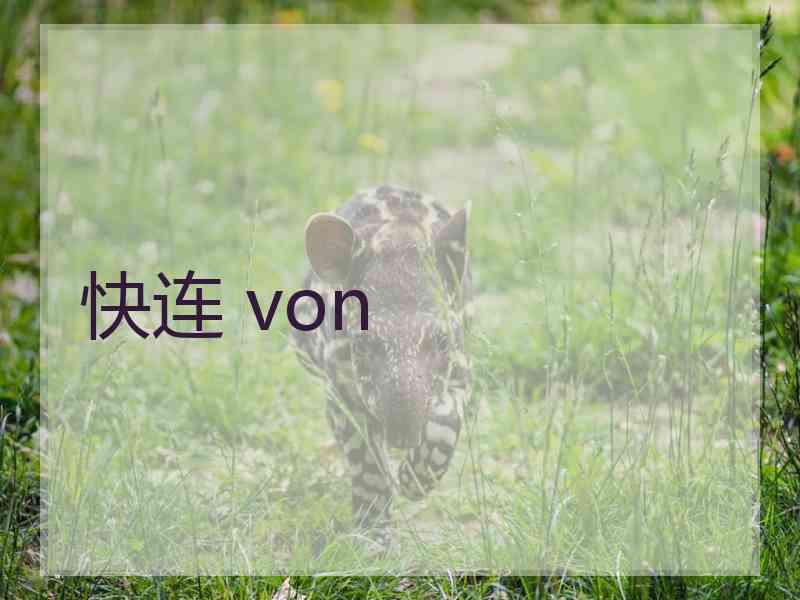 快连 von