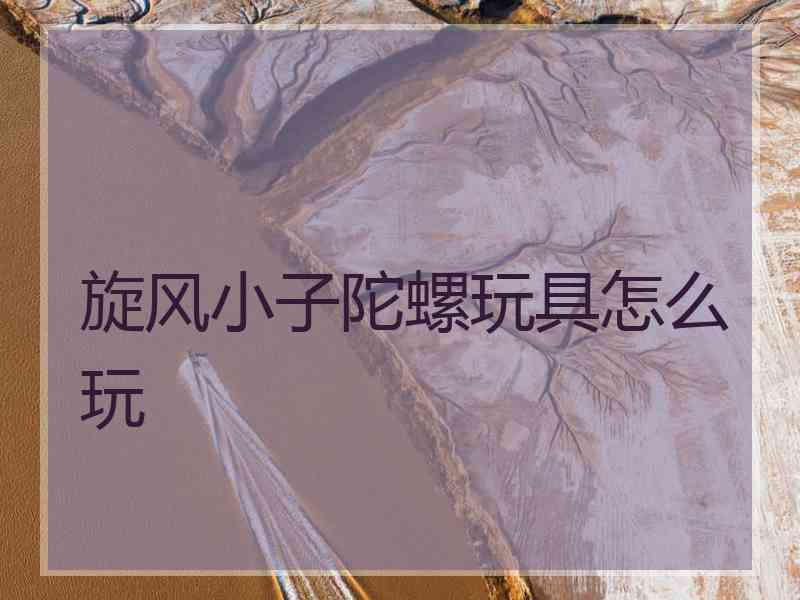 旋风小子陀螺玩具怎么玩
