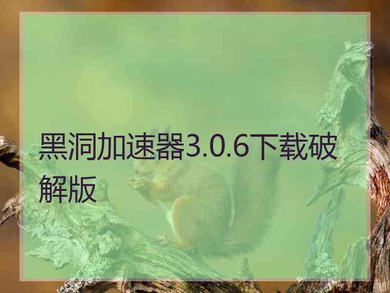 黑洞加速器3.0.6下载破解版