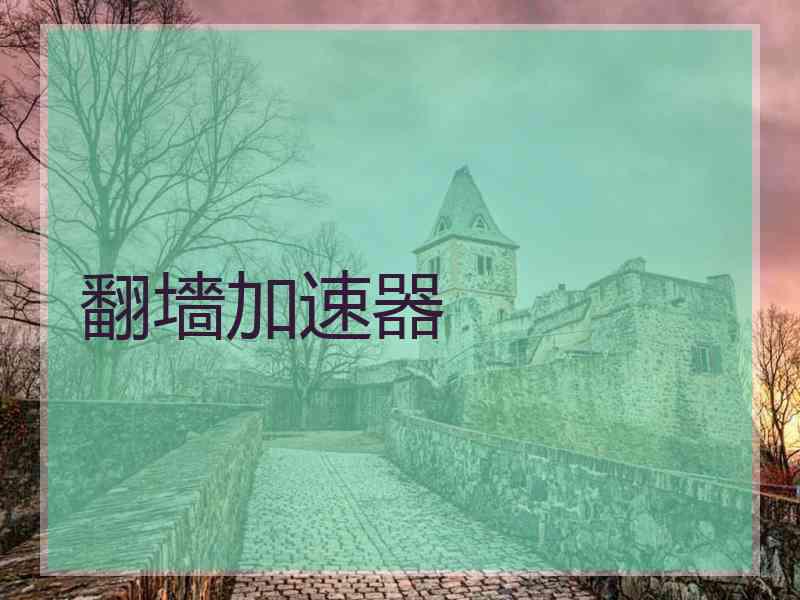 翻墻加速器