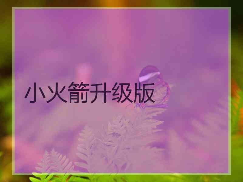 小火箭升级版