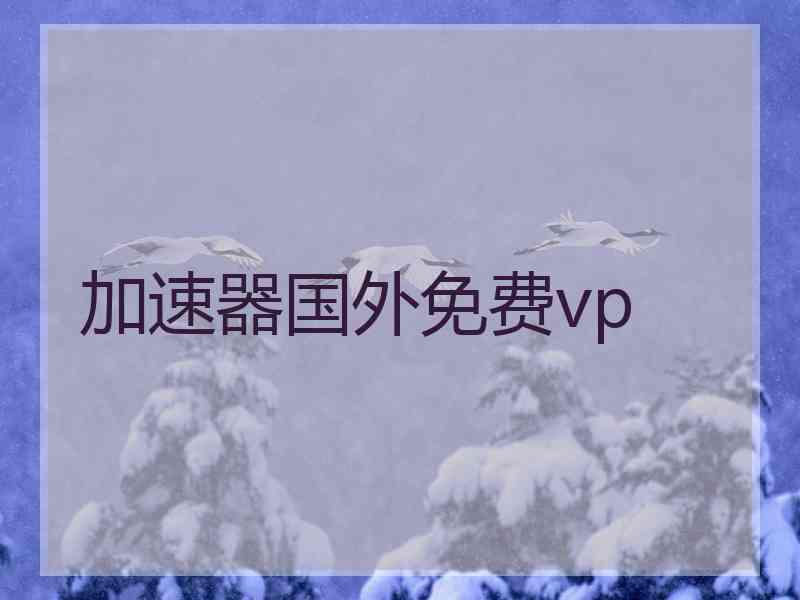 加速器国外免费vp