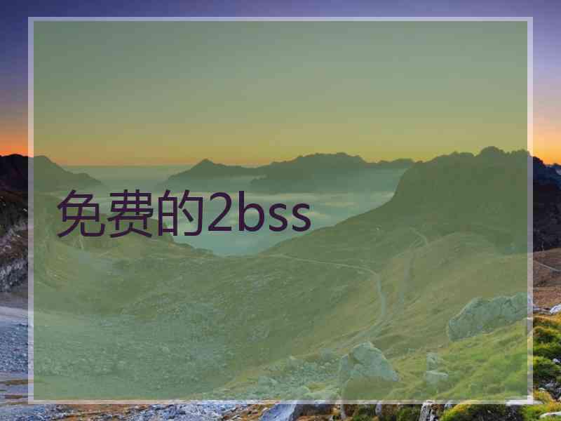 免费的2bss