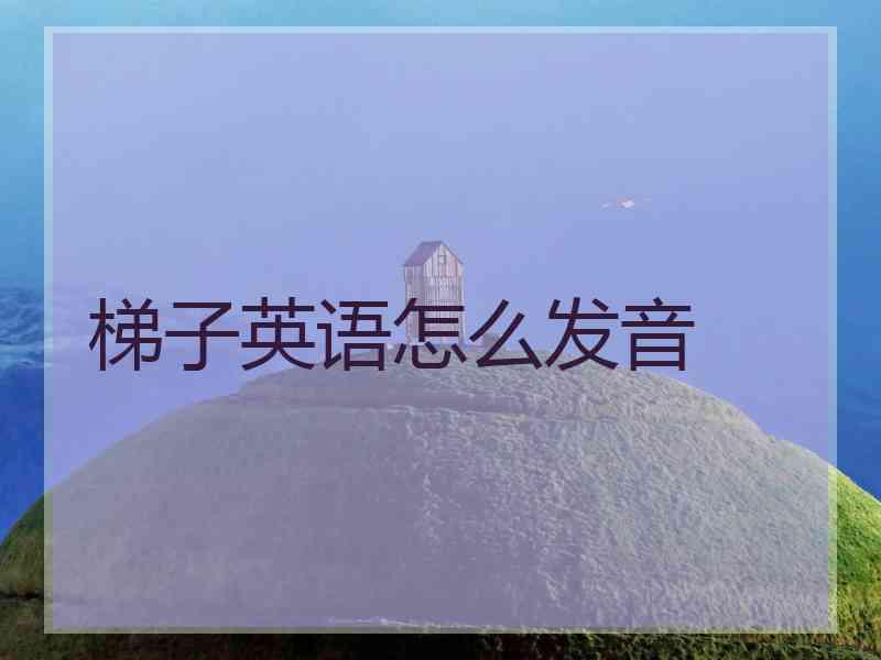 梯子英语怎么发音
